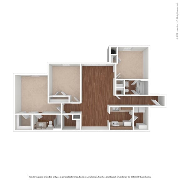 Floor Plans of Forest Glen Apartments in Durham, NC