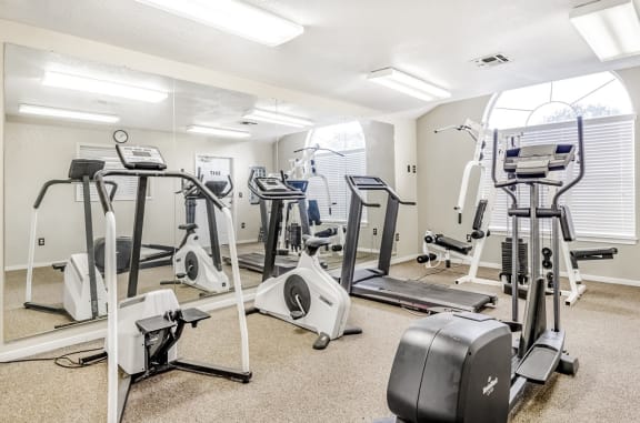 Fitness Center with Exercise Equipment
