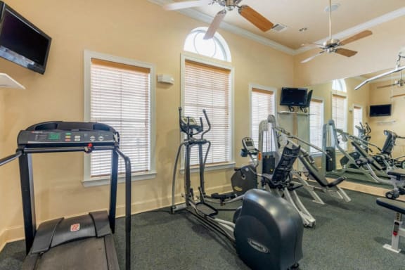 Fitness Center with Exercise Equipment