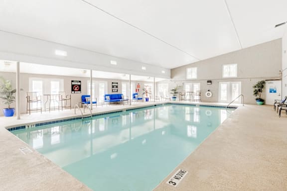 Indoor Pool at The Parke at Trinity Apartment Homes, North Carolina, 27607