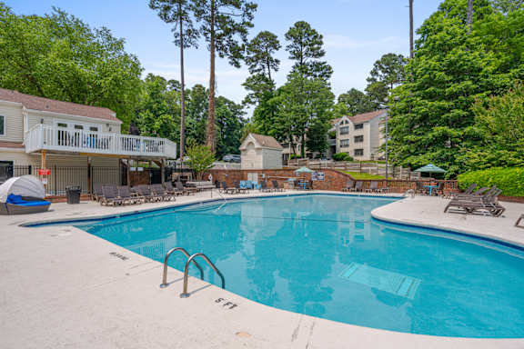 swimming pool with sundeck