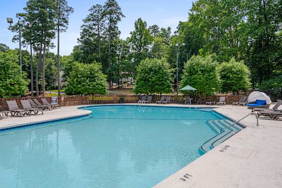 swimming pool with sundeck