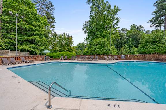 swimming pool with sundeck