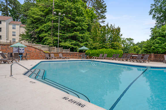 swimming pool with sundeck