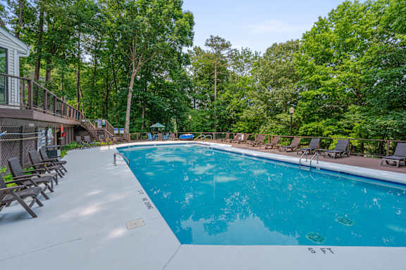 swimming pool with sundeck