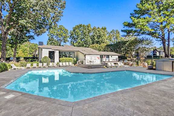 Swimming pool view at Madison Southpark Apartment Homes, North Carolina, 28226