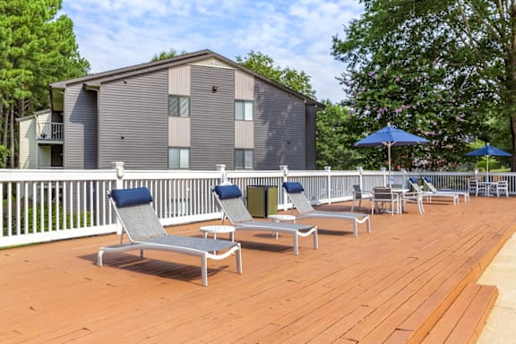 Lounge Chairs at The Parke at Trinity Apartment Homes, Raleigh, NC