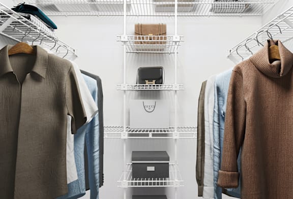 Walk-In Closet at The Parke at Trinity Apartment Homes, Raleigh
