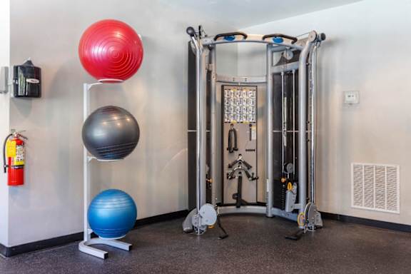 Fitness Center with Exercise Equipment at Regency Park Apartment Homes, North Carolina