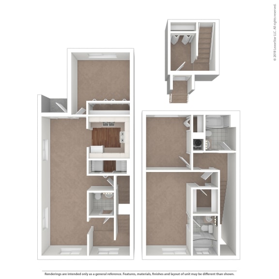 3 Bedroom 2 Bathroom Floor Plan