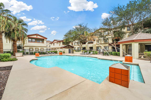 Swimming Pool with Lounge Seating