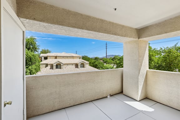 covered patio at The Village at Sun Valley Apartments, Arizona, 85207
