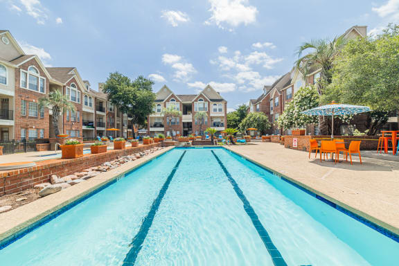 swimming pool with sundeck
