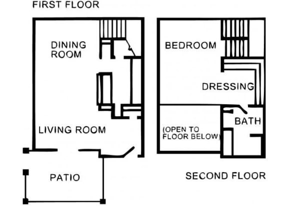 One Bedroom One Bathroom Floor Plan 969 Square Feet