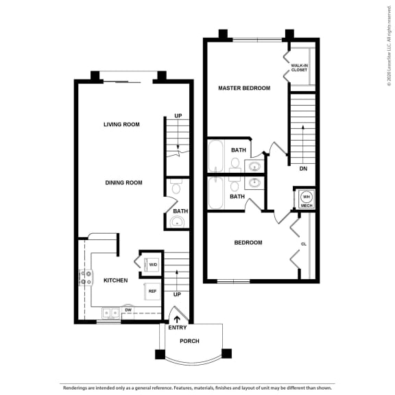 Friuta 2 Bedroom 2 Bathroom Floor Plan