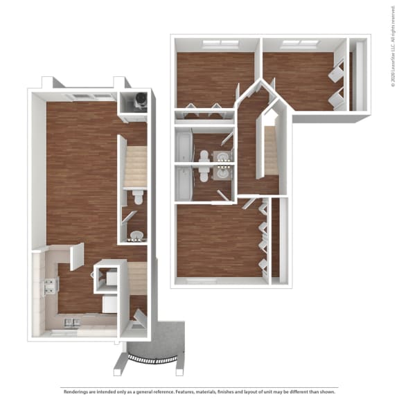 Pescara 3 Bedroom 2 Bathroom Floor Plan