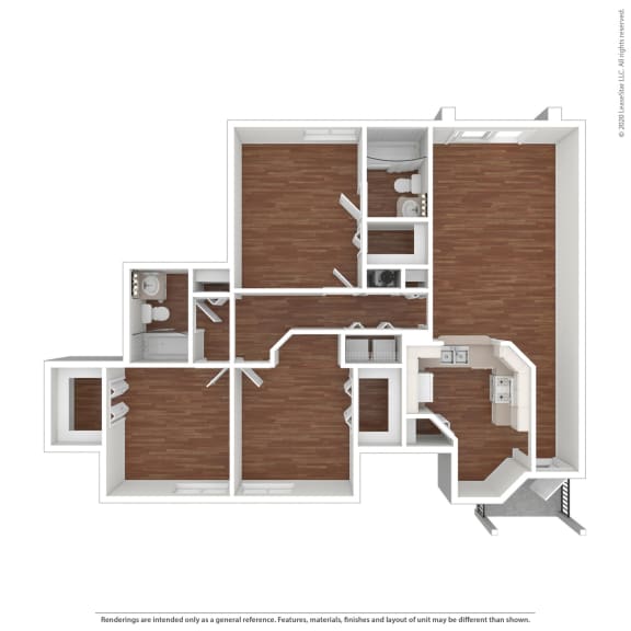 Parma 3 Bedroom 2 Bathroom Floor Plan
