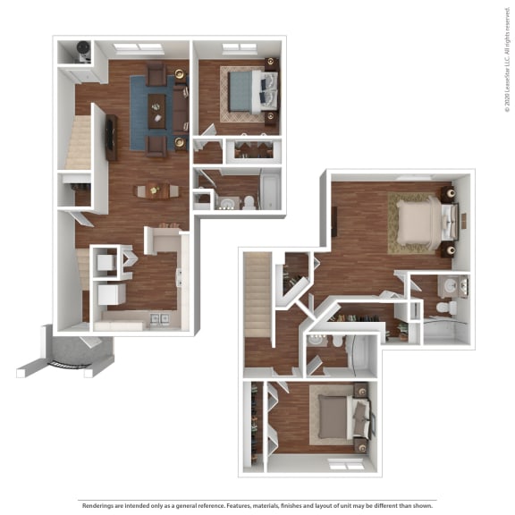 Palmero 3 Bedroom 3 Bathroom Floor Plan