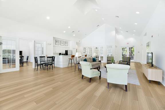 clubhouse lounge area