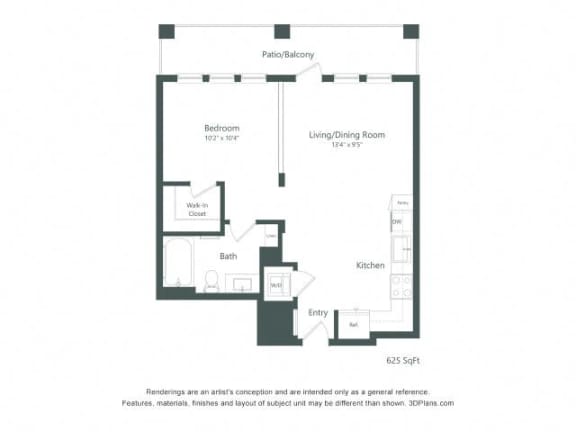 a floor plan of a house with an open floor plan