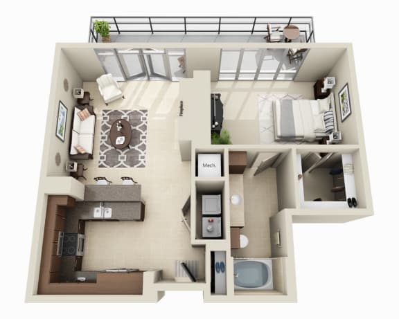 Acoma Denver CO P2 876 SQFT