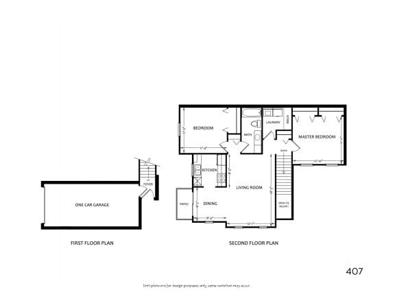 Jamestown 2  Bed   1  Bath   1,001 Sq. Ft. at Mainstreet Village, Novi, Michigan