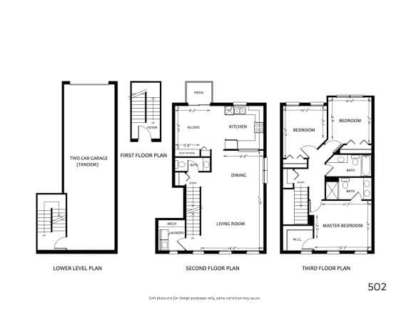 Livingston 3  Bed   2.5  Bath   1,626 Sq. Ft at Mainstreet Village, Novi, MI