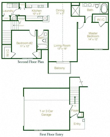 Empire Floor Plan at Cidermill Village, Rochester Hills, 48307