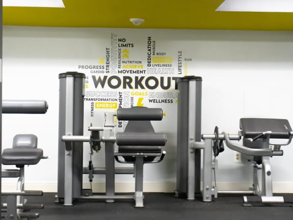 Gym Equipment at The Aspen, Alexandria, Virginia