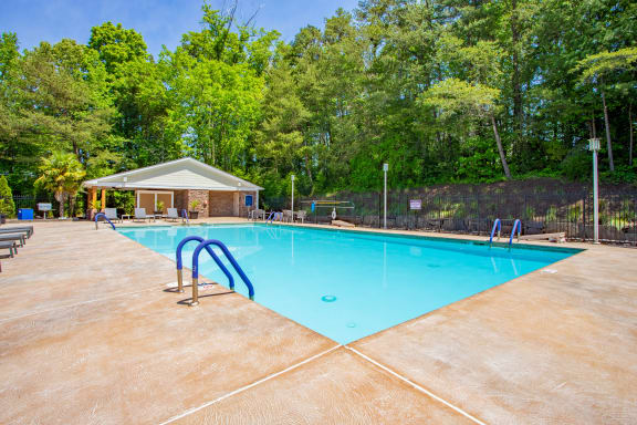 Resort Style Salt Water Pool at West Pointe Apartments, North Carolina, 27215