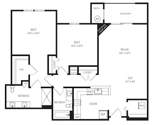 La_Marchand_v Floorplan1 at The Marque, Gainesville