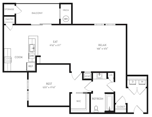 The_Ballantrae Floorplan1 at The Marque, Gainesville, Virginia