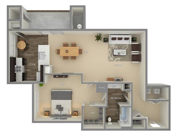 The Ballantrae floorplan at The Marque, Gainesville, VA