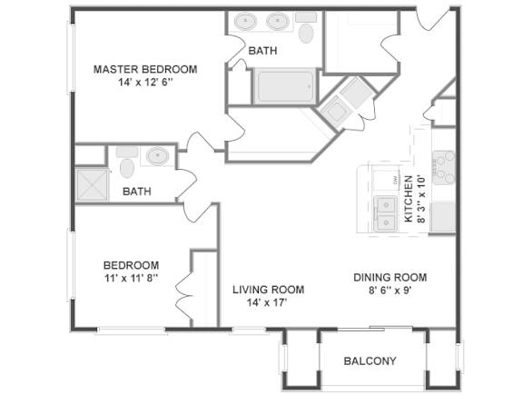 2D floorplan of B4