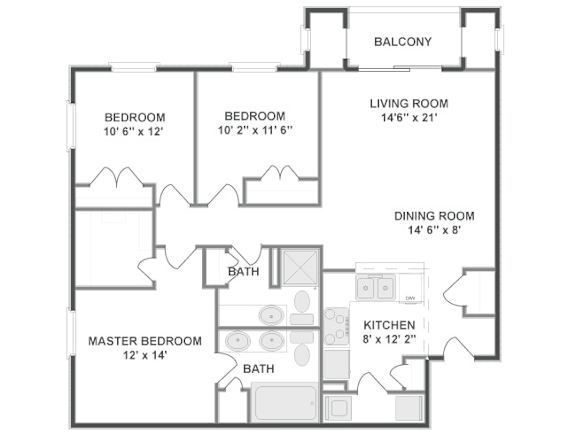 2D floorplan of C1