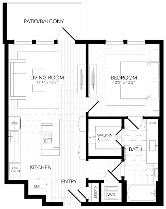 PVA11 Floor Plan at AVE Paradise Valley, Phoenix, AZ