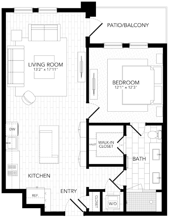 PVA21 Floor Plan at AVE Paradise Valley, Phoenix, AZ