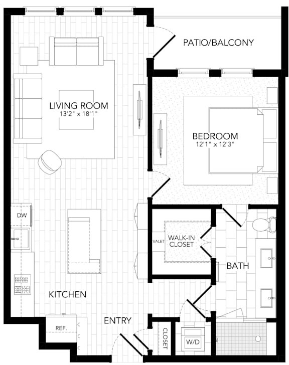 PVA22 Floor Plan at AVE Paradise Valley, Phoenix, 85032