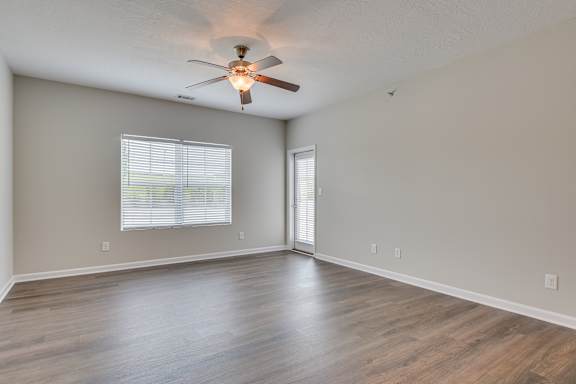 Living room area at The Vista Apartments &amp; Townhomes, Warrenville, SC