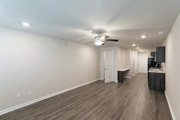 Living room area at The Vista Apartments &amp; Townhomes, Warrenville, South Carolina