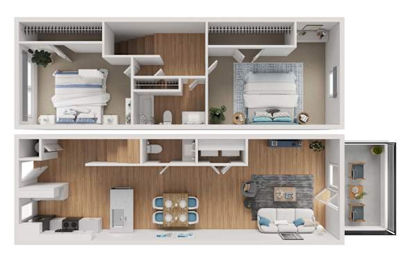 2 Bed 2 Bath Floorplan Gat Sterlington, Grovetown