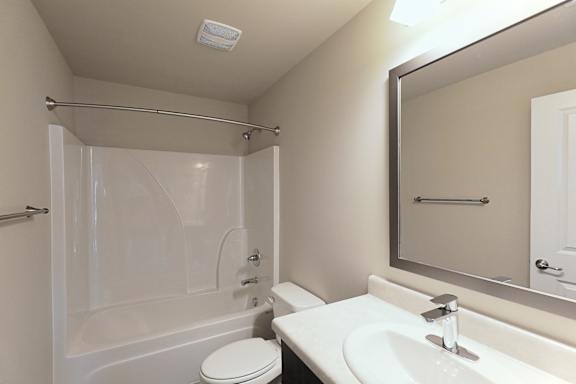 Sink in bathroom at The Vista Apartments &amp; Townhomes, Warrenville, South Carolina