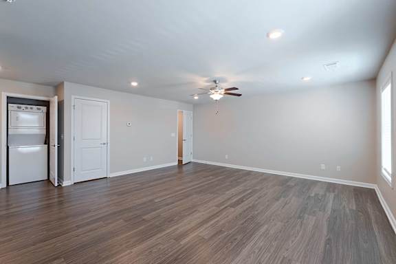 Wooden flooring and four corner light room at The Vista Apartments &amp; Townhomes, Warrenville, SC 29851