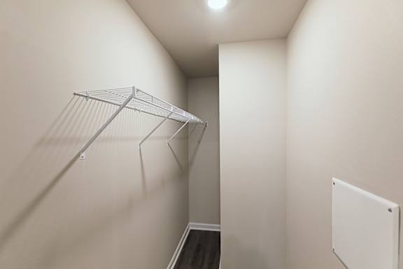 Closet space at The Vista Apartments &amp; Townhomes, Warrenville, SC