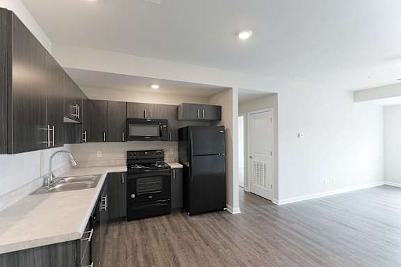 Living and kitchen at The Vista Apartments &amp; Townhomes, South Carolina