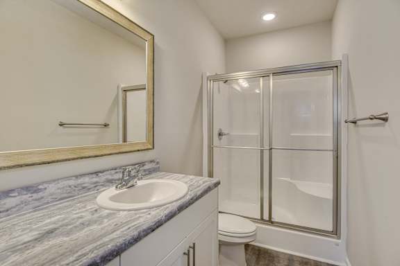 Bathroom With Bathtub at Barrington Apartments, South Carolina