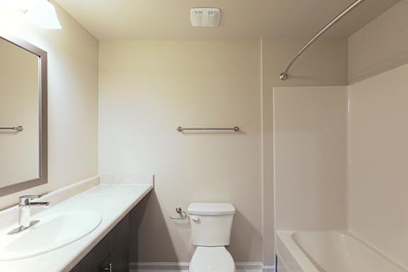 Toilet area at The Vista Apartments &amp; Townhomes, Warrenville, SC