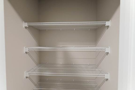Closet shelves at The Vista Apartments &amp; Townhomes, South Carolina