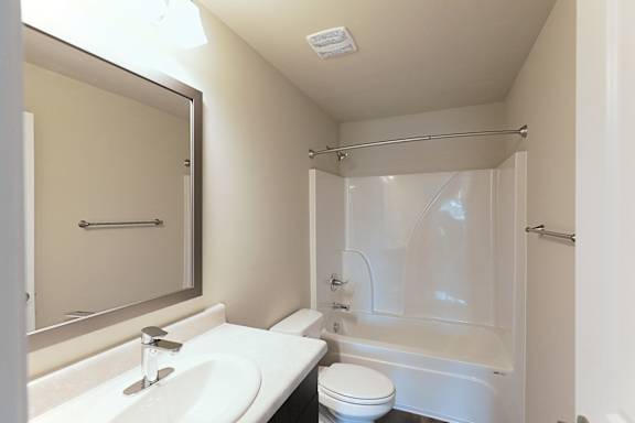 Bathroom area at The Vista Apartments &amp; Townhomes, Warrenville, SC