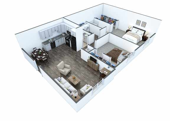 Gallop Floor Plan at Helena Springs, Augusta, 30909